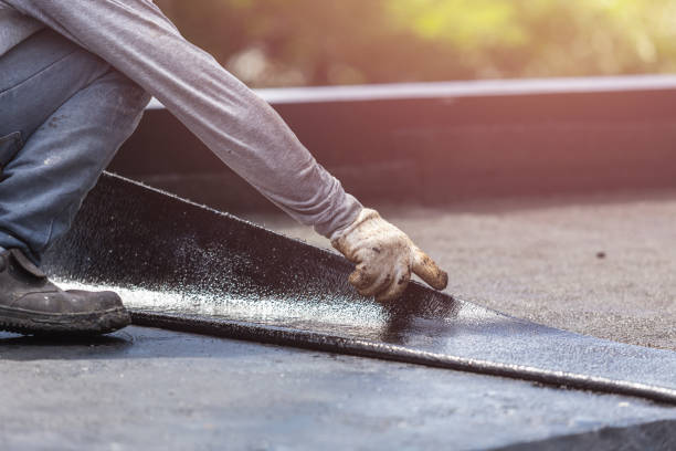 Professional Waterproofing technician working in South Vienna, OH